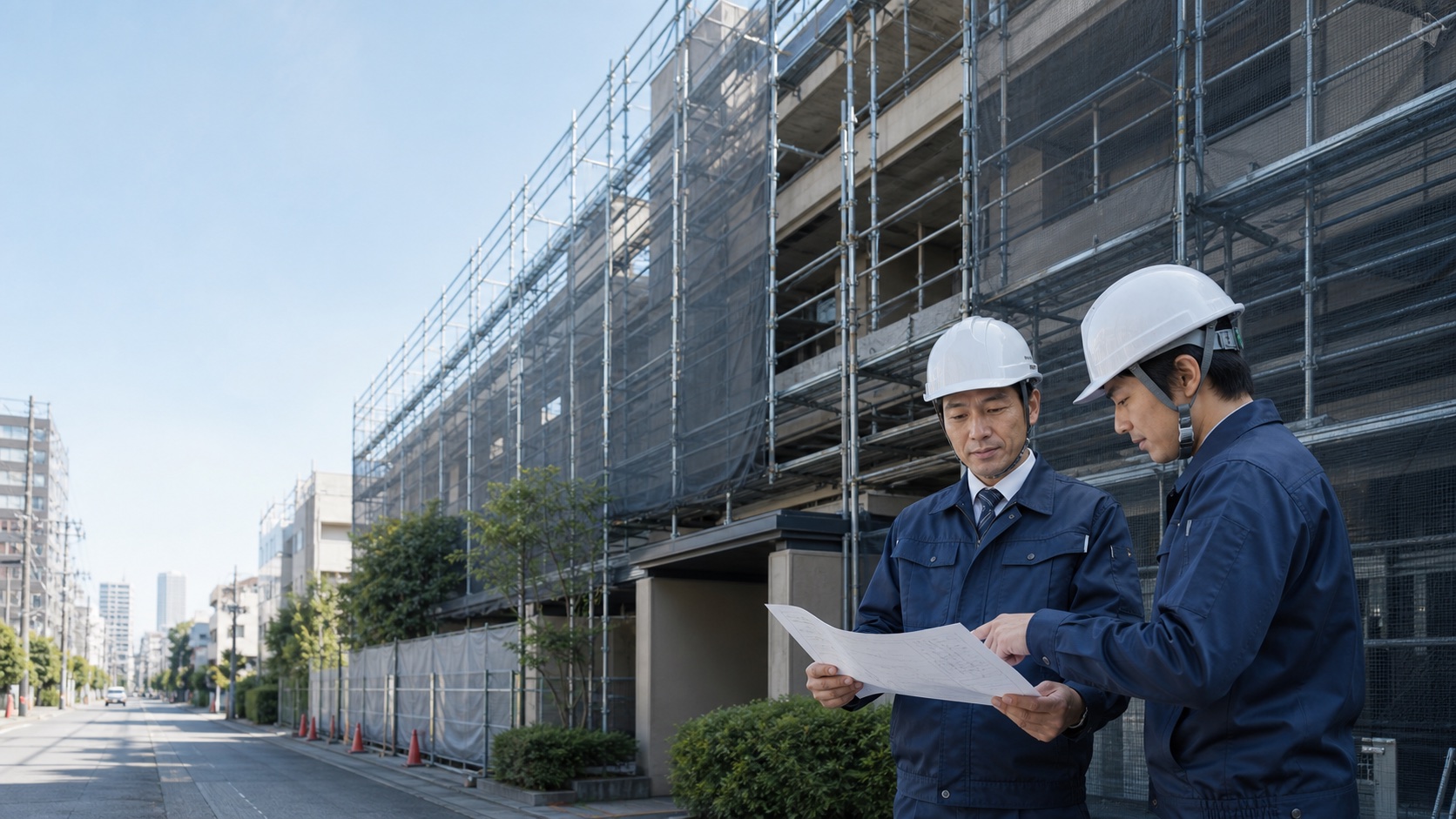 建設・改修工事の現場イメージ